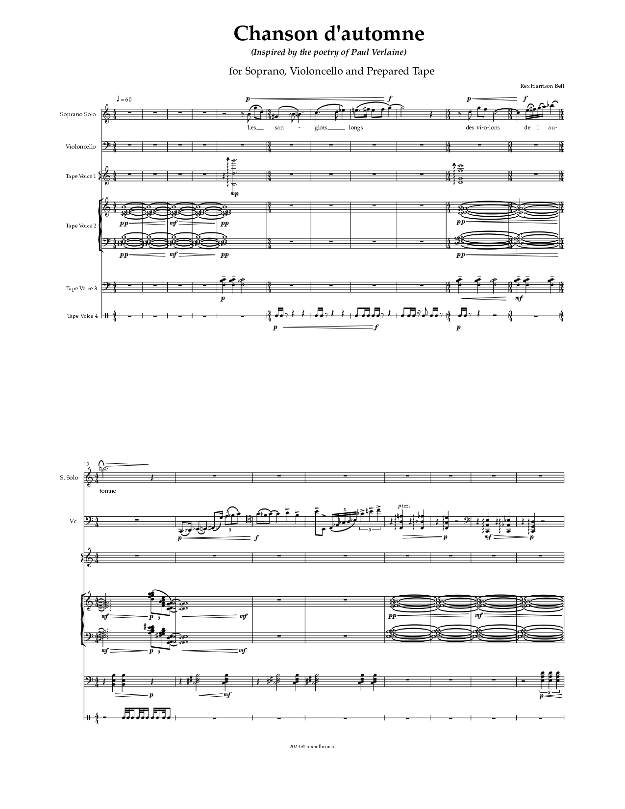 Chanson d'automne